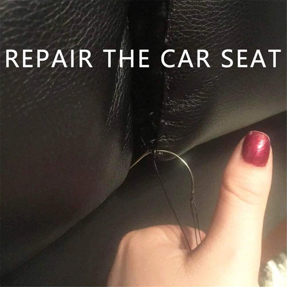 29× Upholstery Carpets Leather Sofa Canvas Repair Hand Sewing Needles Thread Kit