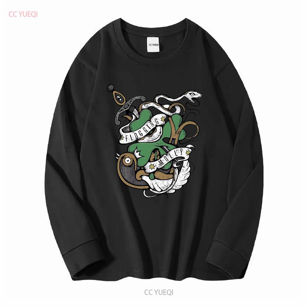 Mens American Punk Band Flogging Music Theme Molly T Shirt  Vintage Washed Slightly Graphic Soft Casual Stylish Homme