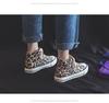2019 Spring Women's Leopard Print High-Top Canvas Sneakers - Korean Style Harajuku Ulzzang
