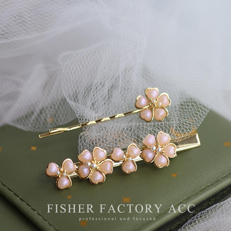 

Elegant Vintage Pearl Flowers Hairpins Women Girls Hair Clips Pins Barrettes Accessories Hairgrips Headdress Headwear Ornament