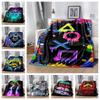 Gaming Flannel Blanket Gamer Gamepad Throw Blanket 3D Print Ultra Soft Home Decor Comfortable Bedding For Sofa Bed Couch Travel