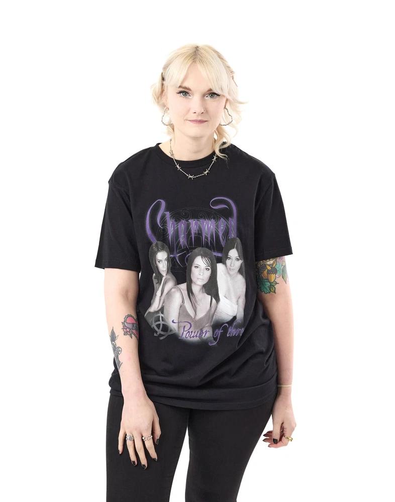 Charmed short sleeved tshirt unisex black official merch M