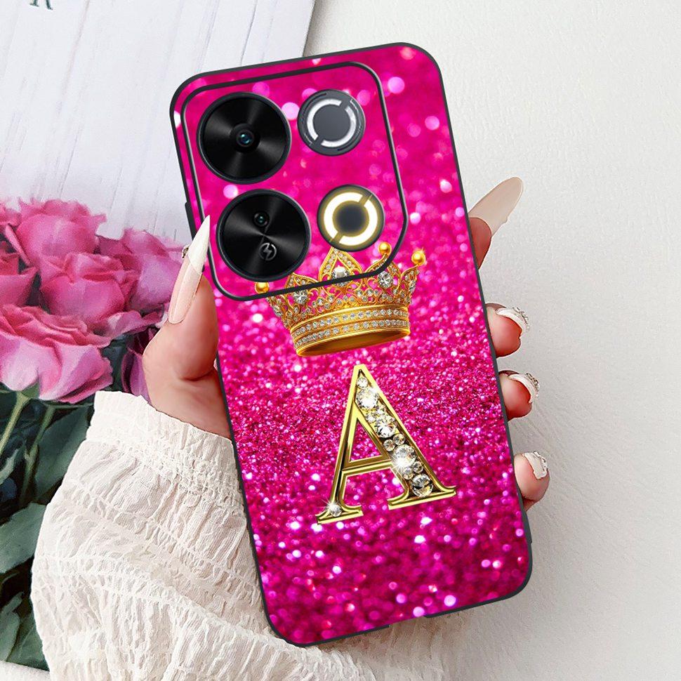 For ITEL P65 Case Cute Letters Silicon Soft TPU Back Cover For ITEL P 65 P65 4G Phone Case ITELP65 2024 ShockProof Coque Fundas