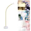 Runtow 250cm Balloon Arch ,Free Bending Shape Half Arch Balloon Stand with Base ,Balloon Column Kit for Wedding Birthday Party