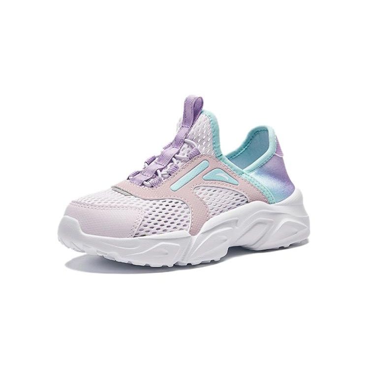Anta Comfortable Non-Slip Breathable Kids Casual Shoes Kids Sneaker Purple Pink Blue A322429917-2