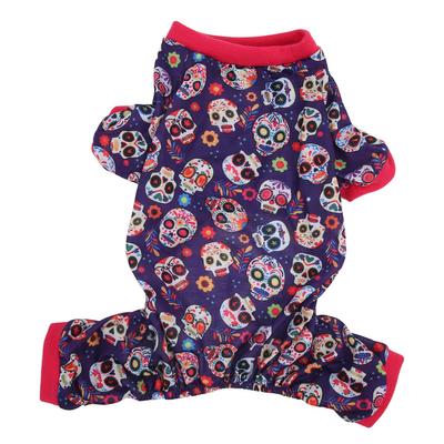 Halloween Dog Clothes Comfortable Soft Elastic Funny Dog Pajamas for Small Dogs Puppy L