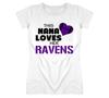 This Nana Loves Her Ravens Football T Shirt Mens Womens Tees Top - Baltimore Ravens Team Colors