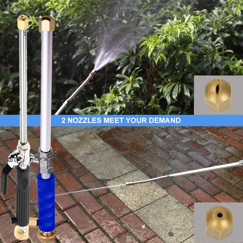 Household Car Washing High Pressure Water Sprayer Washer Wand Sprayer Car Hose Garden Water Washer Nozzle Amagi Jet Cleanin V7D9