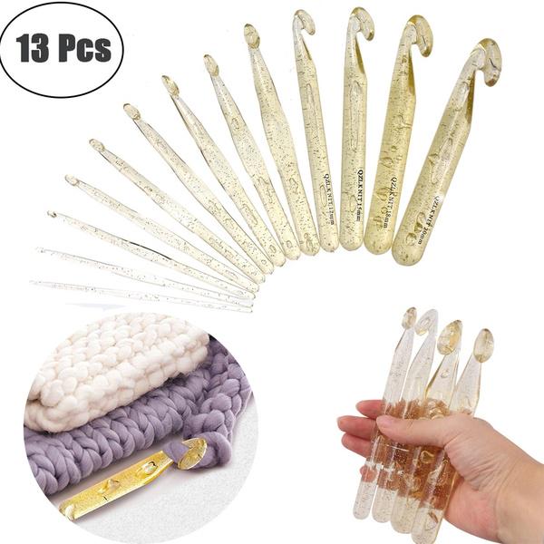 Buy 13pcs Huge Crochet Hooks Set Knitting Needle Weave Craft Yarn