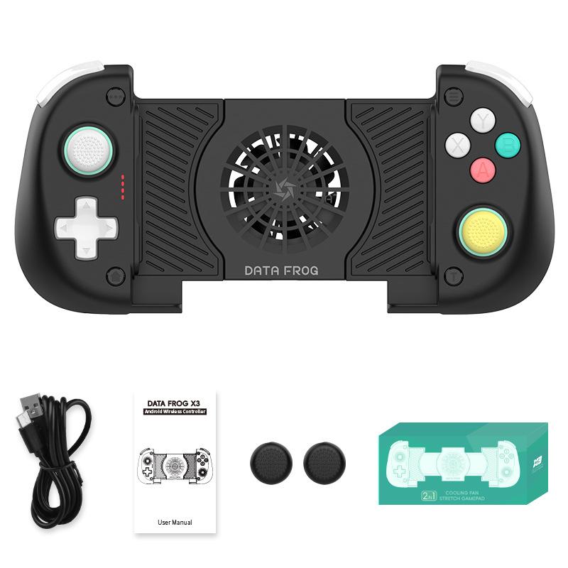 Manette de jeu Bluetooth, compatible avec Android/PC/Switch, avec ventilateur de refroidissement