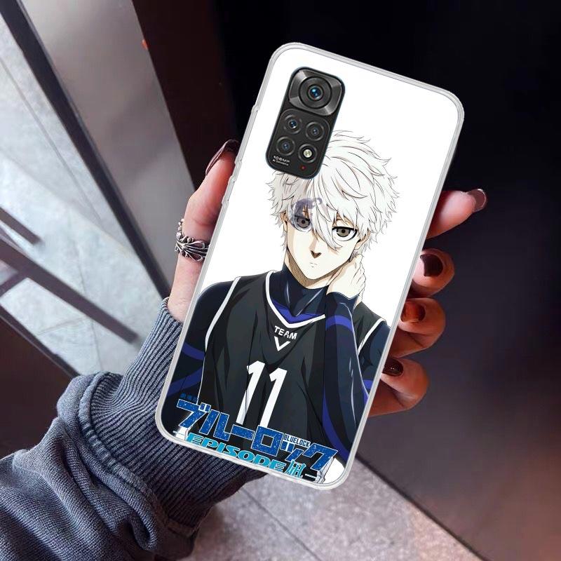 Blue Lock Nagi Seishiro Phone Case For Xiaomi Redmi Note 10 11 12 13 14 15 Pro Plus 11S 12S 14S 11T 11E 10S Soft TPU Back Cover