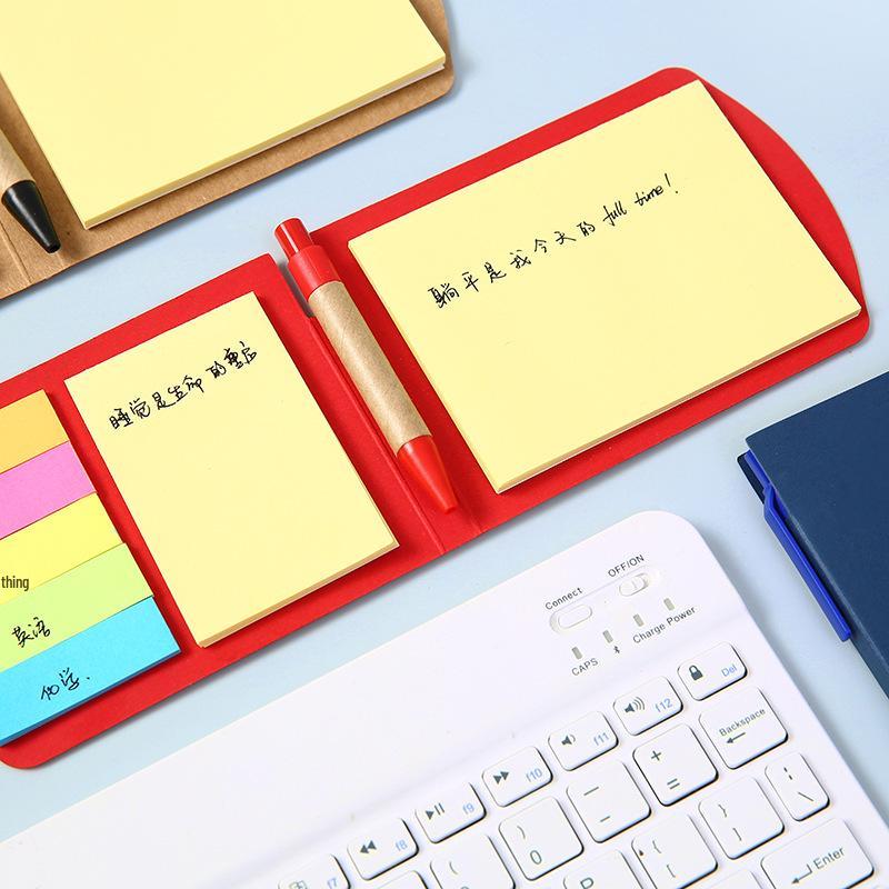 Cross-border Sticky Notes Memo Pad Set - 150 Sheets, 5 Colors, Portable and Abundant