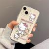 Sanrio Hello Kitty Transparent Phone Case for iPhone 12-16 Pro Max (14/15 Featured Style)