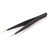 Kit 6 Professional Safety Anti-Static Tweezers Premium Silver Anatomy