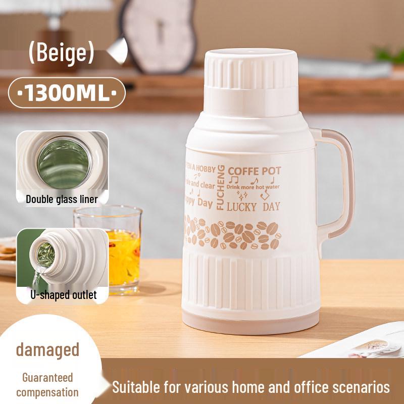 Large Capacity Glass Electric Kettle and Thermos for Dorm or Home