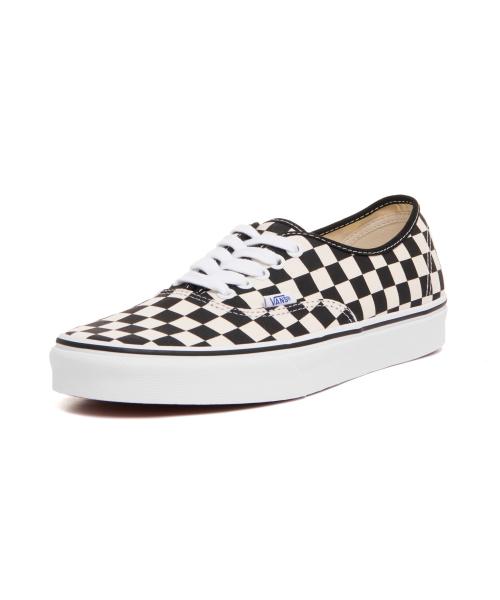 [Vans] Authentic - Golden Coast Checkerboard Black:White VN000W4NDI01