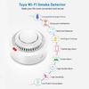 Tuya Smart WiFi/Zigbee Smoke Sensor Fire Protection Smoke Detector 85dB Sound Security System Firefighters Smartlife APP Control