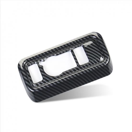 For Ford Explorer -2024 Carbon Fiber Headlight Switch Frame Trim 1pcs