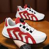 Mens Sneakers with Rotating Buckle 2024 New Comfy Non Slip Lace Up Durable Shoes for Mens Outdoor Activities Vulcanized Shoes