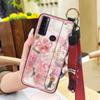 Anti-knock Ring Phone Case For TCL 20 SE Phone Holder Back Cover Elderly lady Dirt-resistant Protective Lanyard Silicone