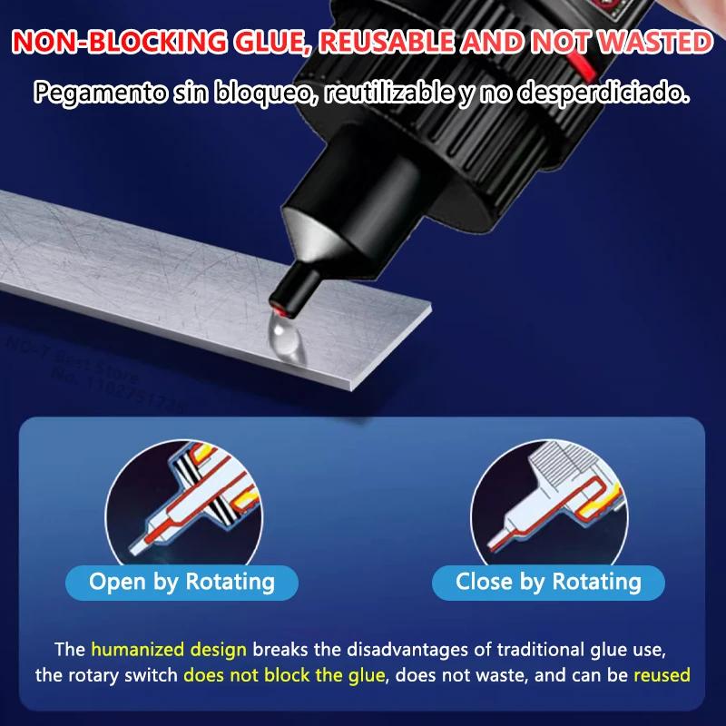 Super Extra Strong Glue for Plastic Welding Wood Metal Glass Ceramic Jewelry Repair Glue Multi-functional Oily Original Glue Waterproof Adhesive