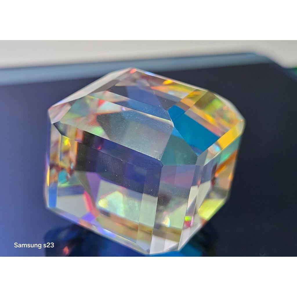 Rainbow Color Mystic Topaz 180+ Ct Cube Cut Beautiful Certified Loose Gemstone