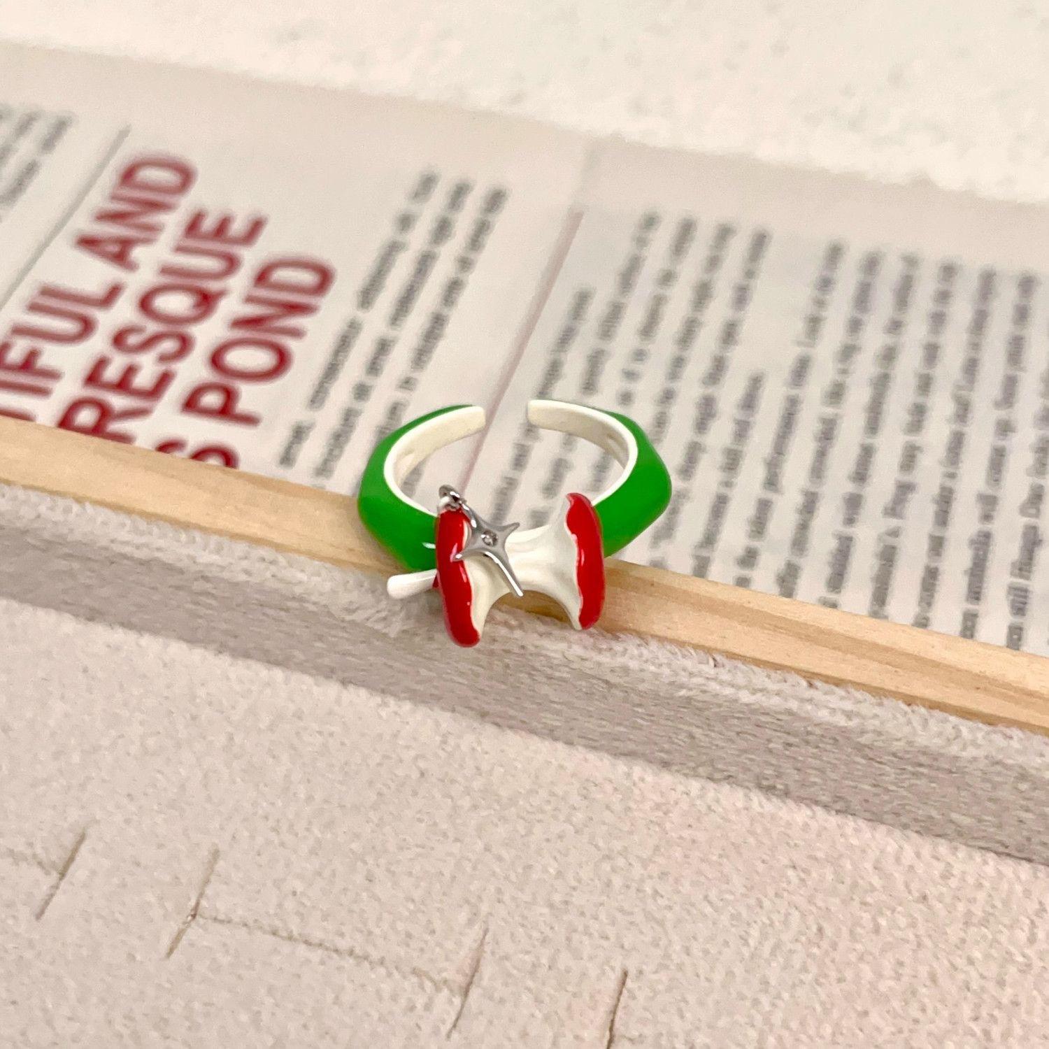 

Adjustable Finger Ring Personalized Open Ring Women Ring Colorful For Fashion Accessory Halloween Party Casual 2