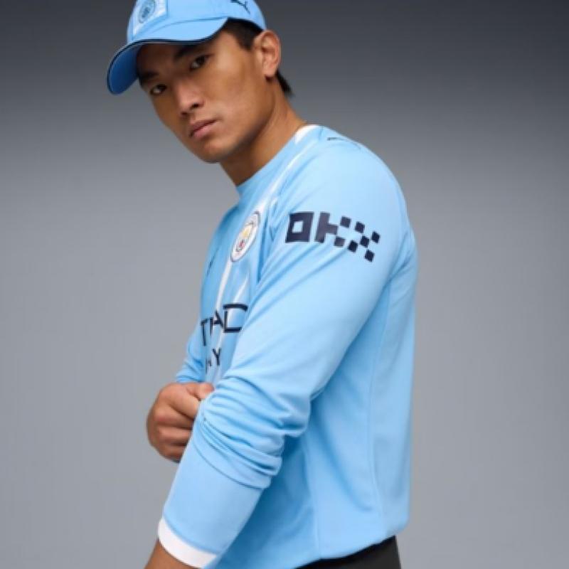 Puma Mcfc Home Jersey Long Sleeve Replica Mcfc Home Jersey Replica Ls 78033901
