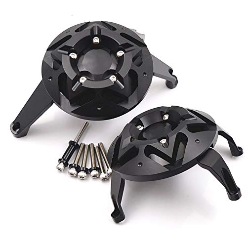 LEDISHUN Osłona silnika, Slider silnika, Osłona silnika dla Kawasaki Versys 1000 (KLZ1000B) 2015-2022 (czarny)