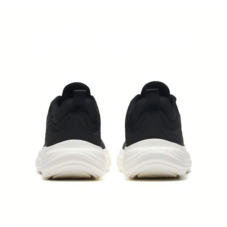Anta Fashionable Comfortable Versatile Shock Absorption Support Lightweight Low Top Training Shoes Men Sneaker Black Ivory-White 112517795R-1