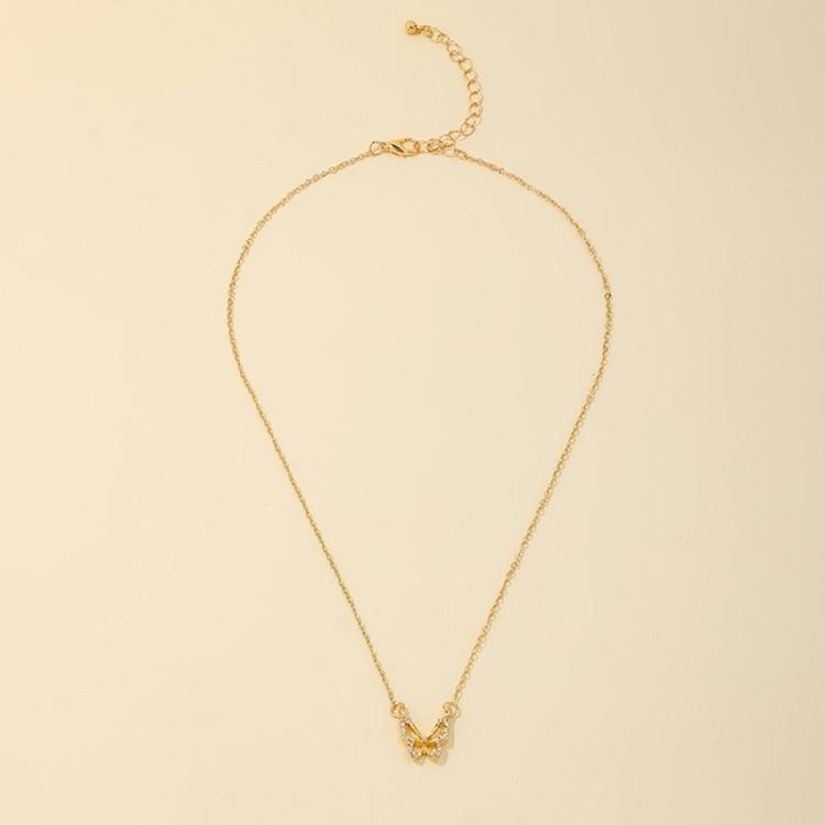 Schleifenknoten Halskette Verstellbare Hip Hop Schlüsselbeinkette Schleifenanhänger Schlüsselbeinkette