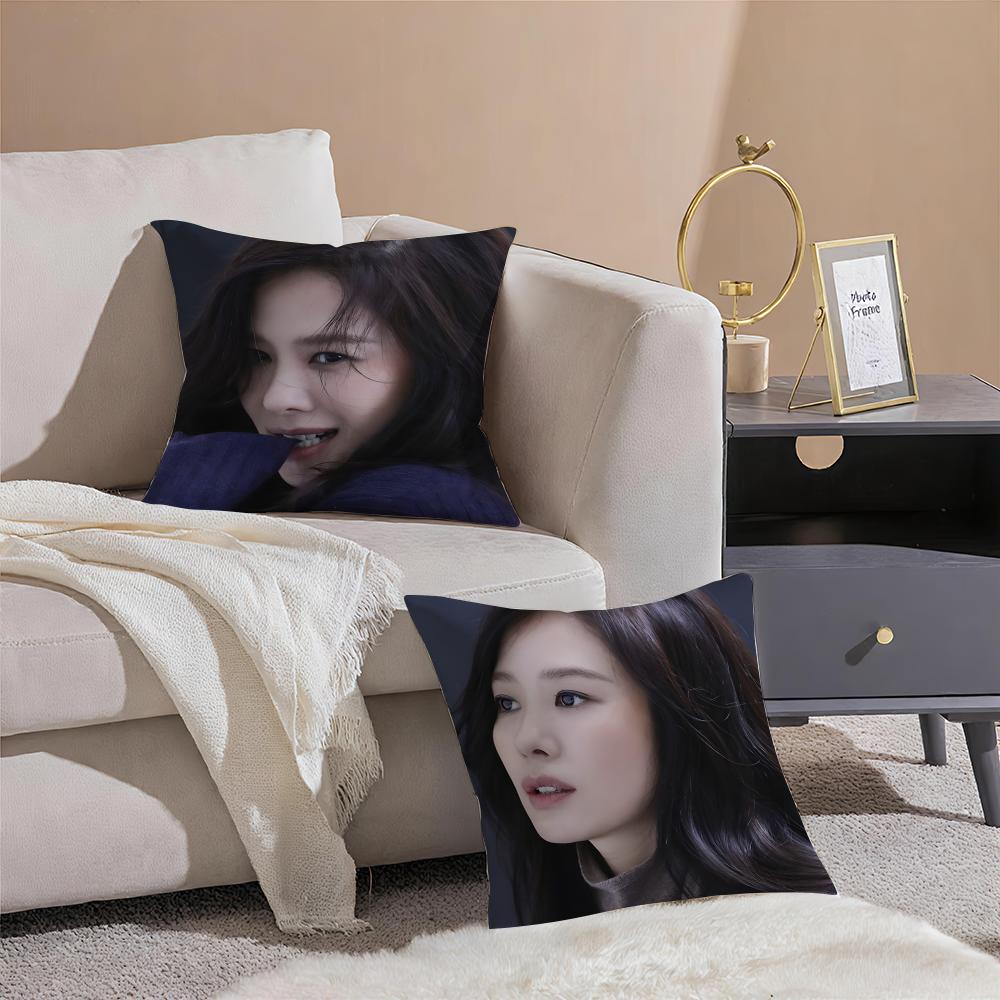 actor intelligent KKim Hyun Joo Cushion Cover Throw Pillow Cover Hidden Button Durable Polyester Chair Cushion