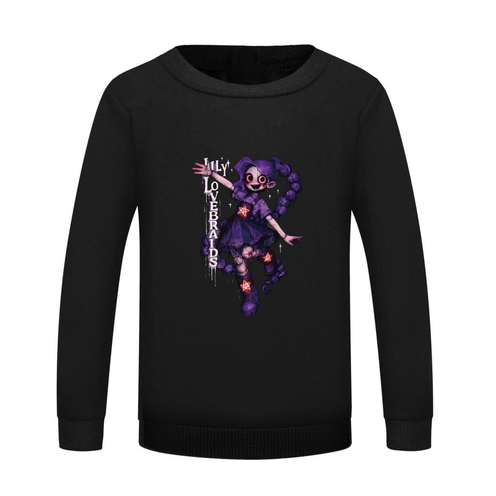 5583 Multi-color Girls Lily Lovebraids Printed Long Sleeves Sweatshirt Top