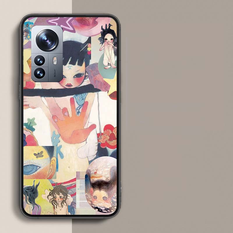 Aya Takano Paintings Phone Case For Redmi Note 13 Pro Plus 14 Pro+ 12S 12 11S 11T 11E 11 10S 10 9S 9 Xiaomi Capa TPU