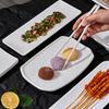 Melamine Long Sushi/BBQ/Hot Pot Plate for Beef and Cold Dishes