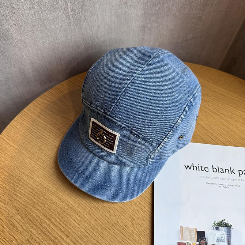 Patch Letter Trendy Cotton Baseball Hat With Breathable Design For Wear Casual