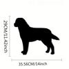 Plaque en Métal Labrador Retriever – Élégante Décoration Murale, Silhouette de Chien et Décor Métallique pour Mur