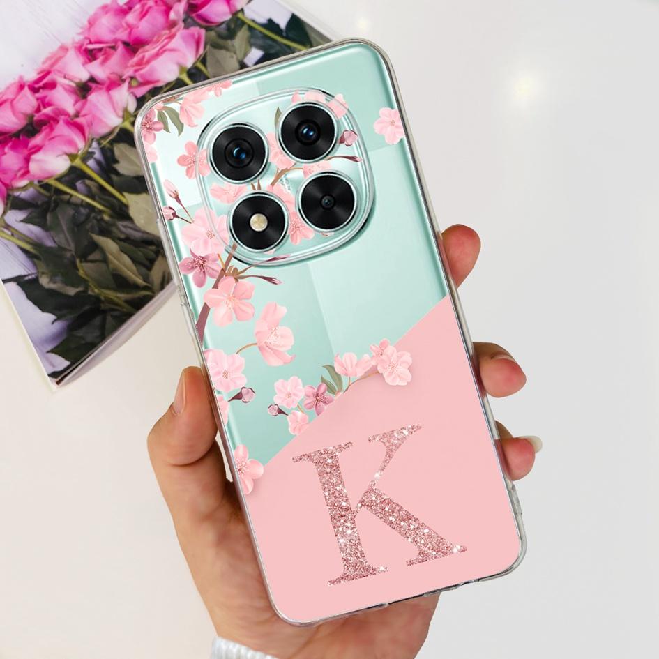 For Xiaomi Redmi Note 14 Pro 5G Case Fashion A Z Letters Soft Clear Silicone Back Cover For Redmi Note 14 Pro Plus Note14 Fundas