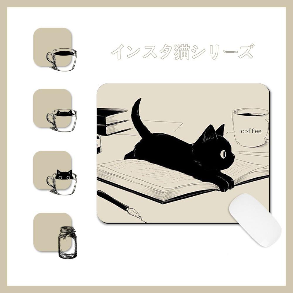Desk Mat Waterproof Keyboard Mat Anti-Slip Cat Mouse Mat Creative Cat Mouse Pads  Girl Gifts