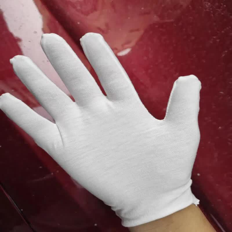 

White Cotton Work Gloves (100 Pairs)