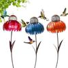 Standing Metal Coneflower Bird Feeder, Decorative Flower Feeder for Outdoors, Coneflower Bird Feeder for Attracting Birds,Garden Décor