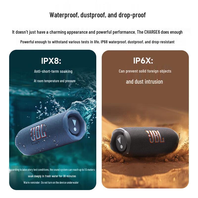 JBL CHARGE6 Portable Bluetooth Speaker