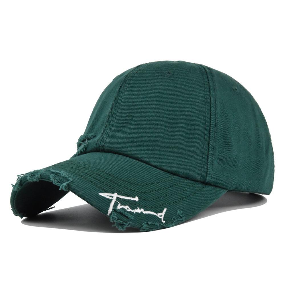 Letter Embroidery Sunscreen Cap Washed Cotton Trend Hat Versatile Embroidery Hat Unisex