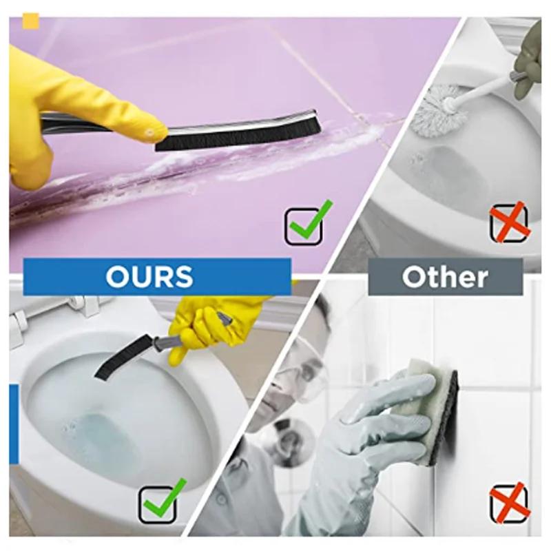 Car Long Gap Cleaning Brush Household Tile Narrow Joints Scrubber Stiff Bristles Crevices Cleaner Brushes Durable Auto Detailing