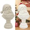 Resin Christmas Figurine Festival Decor Santa Head Bust High Quality Santa Bust Statue