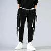 Jarní harémové kalhoty pro volný čas Muži Streetwear Stuhy Bavlna Slim Fit Módní joggery pro chlapce