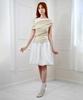 Keulleiseu Semi Off-Shoulder Asymmetrical Layered T-Shirt