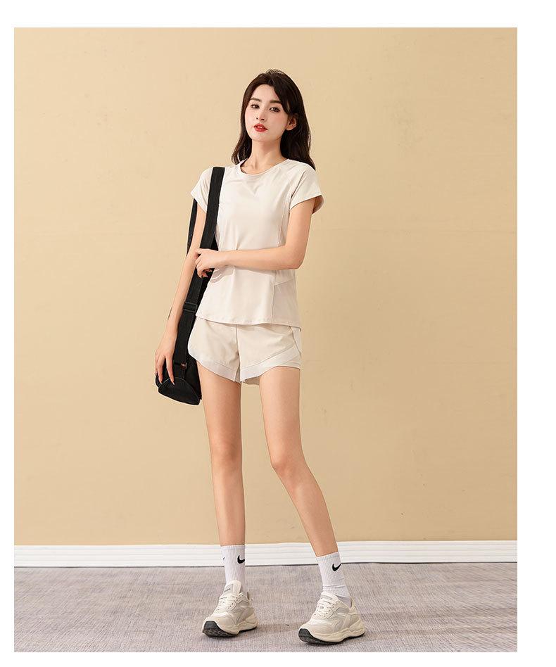 Women's Ice Silk Quick-Dry Yoga Morning Run Suit - Summer 2025