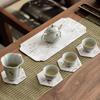 Chinese-style osmanthus tea banquet waterproof cotton and linen cloth Chinese-style tea table tea fabric tea table mat