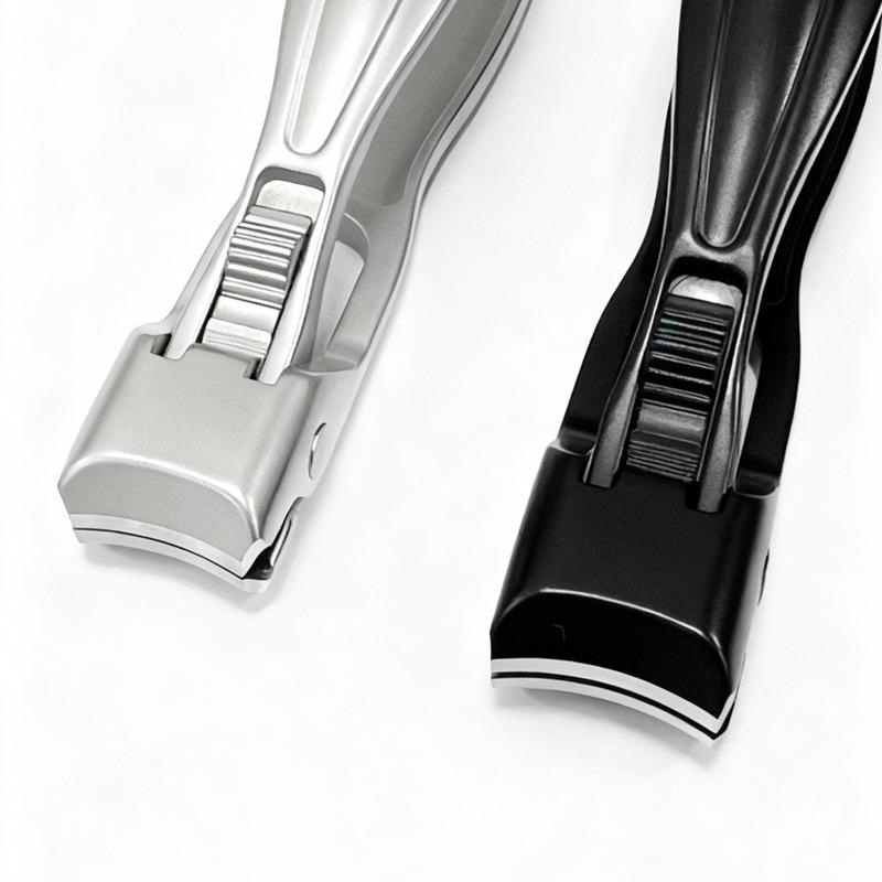 Safety Steel Nail Clippers Set with Large True Mouth Buckle & Secondary Opening